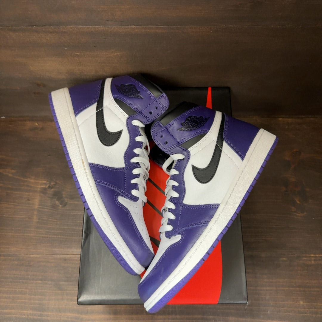 Jordan 1 Retro High Court Purple White - Image 2