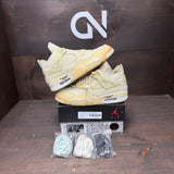 Jordan 4 Retro Off-White Sail (Women's) - Image 1