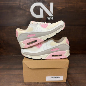 Nike Air Max 90 Athletic Department White Pink (Women's) Size 8W (Pre-Owned) - Image 1