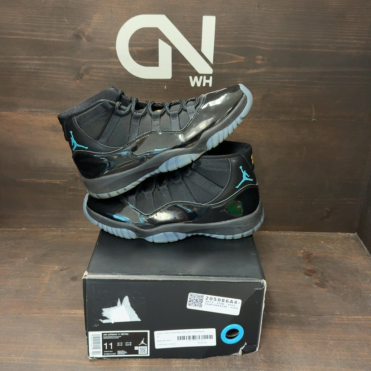 Jordan 11 Retro Gamma Blue (2025) Size 11 (Pre-Owned) - front