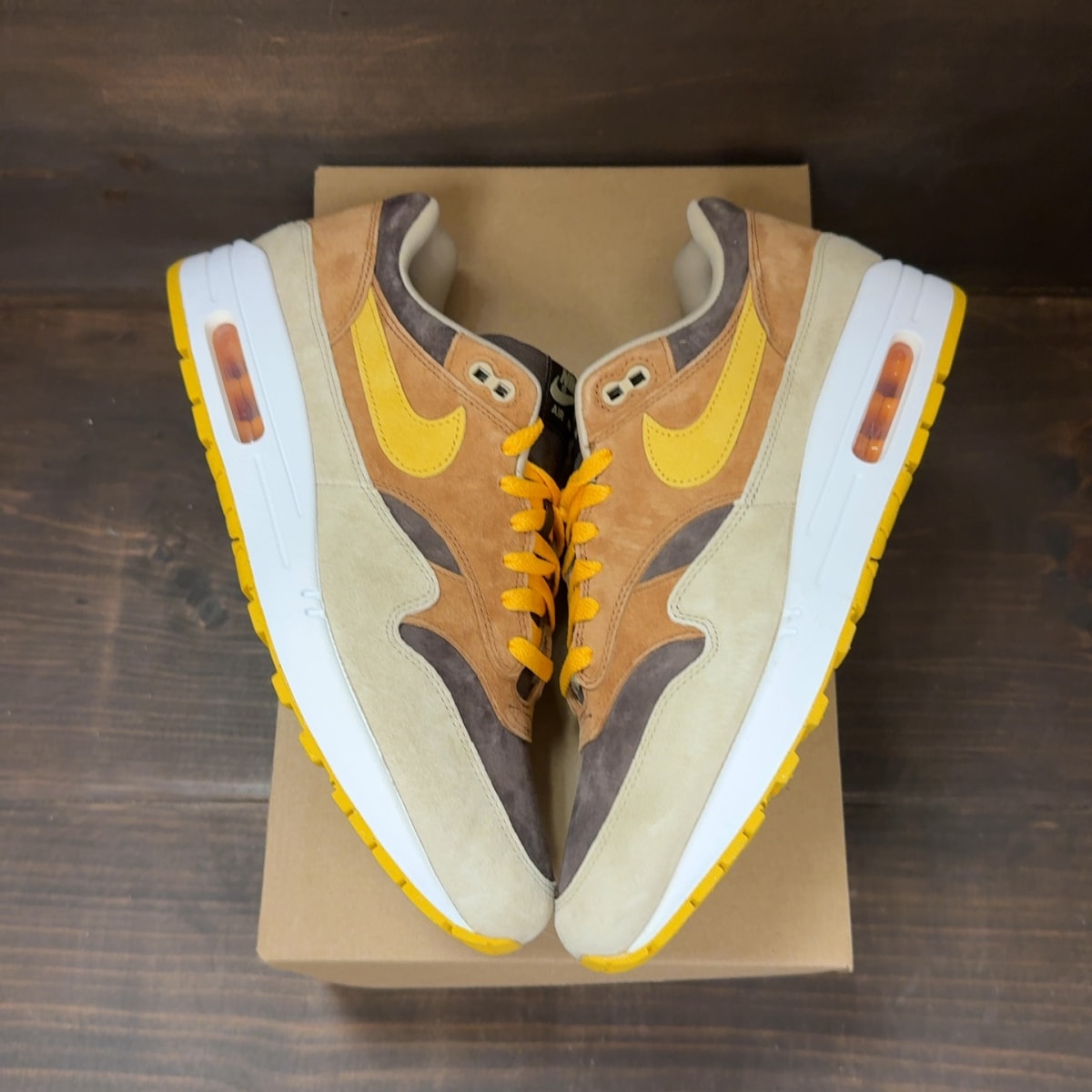 Nike Air Max 1 PRM Duck Pecan Yellow Ochre Size 11 (Pre-Owned) - Image 2