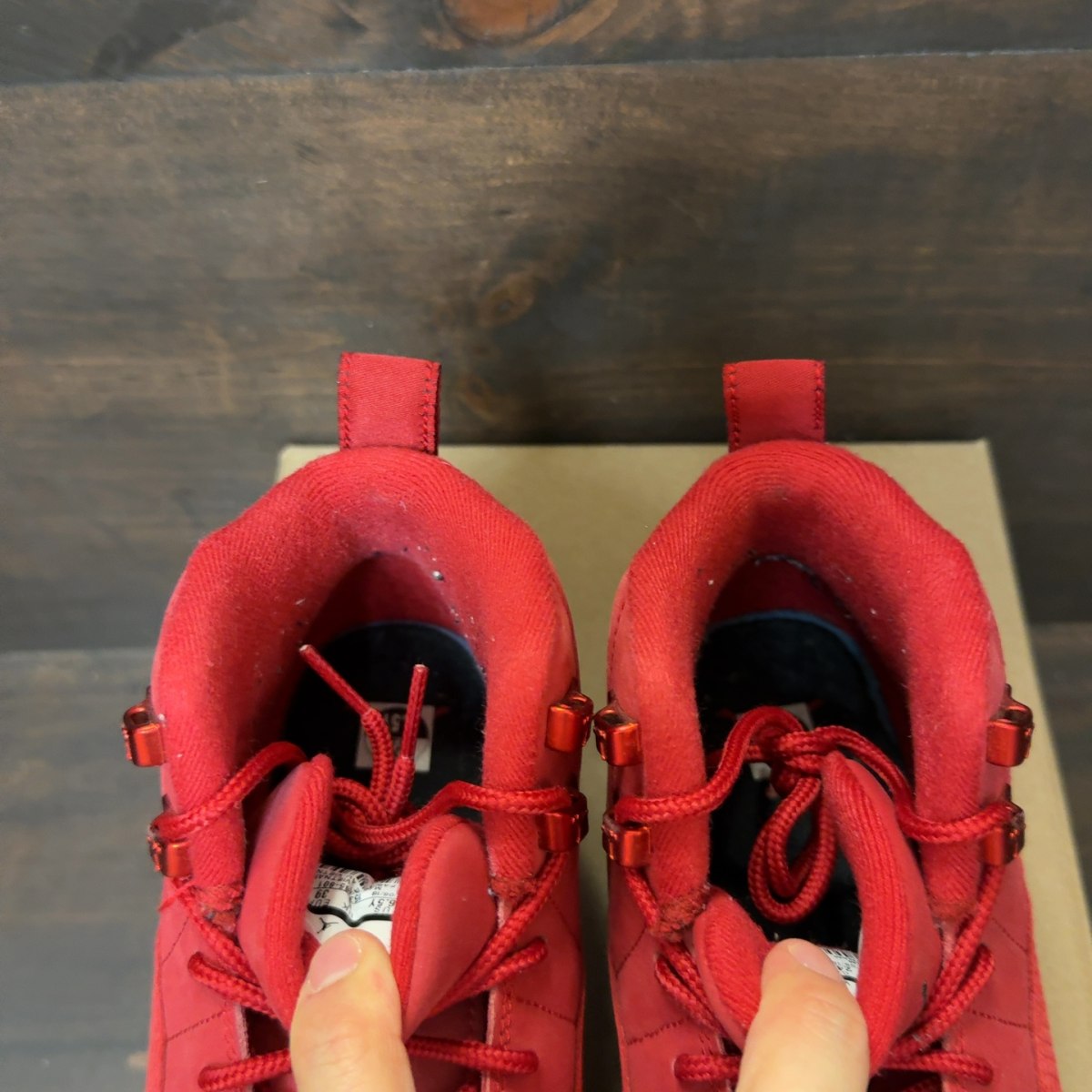 Jordan 12 Retro Gym Red (2018) (GS) Size 6.5Y (Pre-Owned) - Image 4