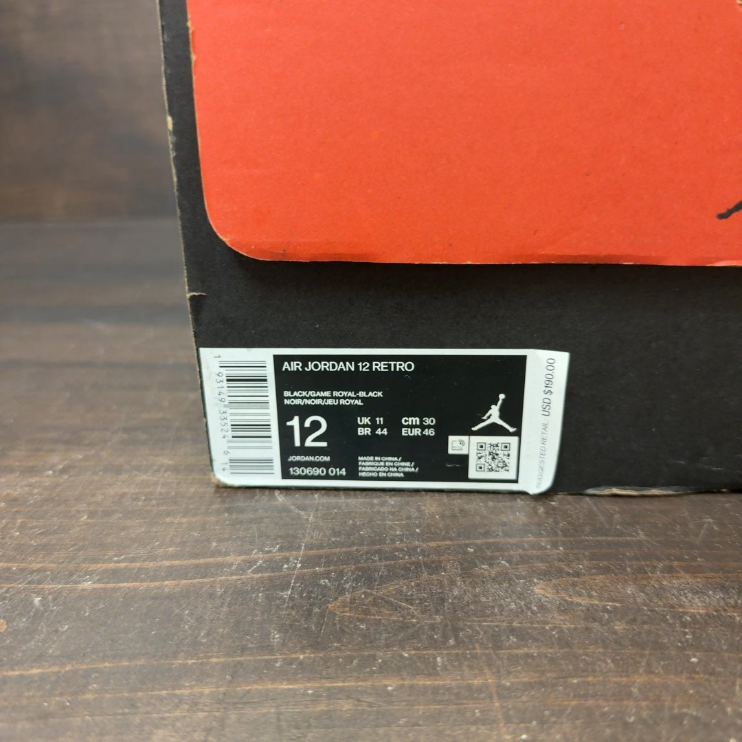 Jordan 12 Retro Black Game Royal - Image 8