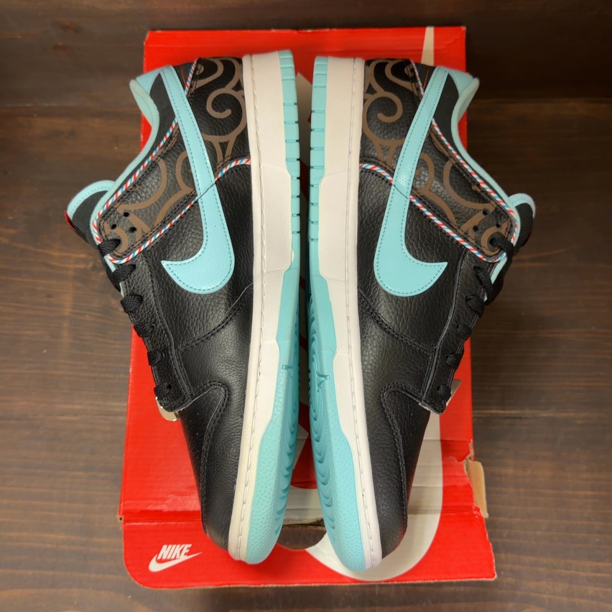 Nike Dunk Low SE Barber Shop Black Size 13 - Image 4
