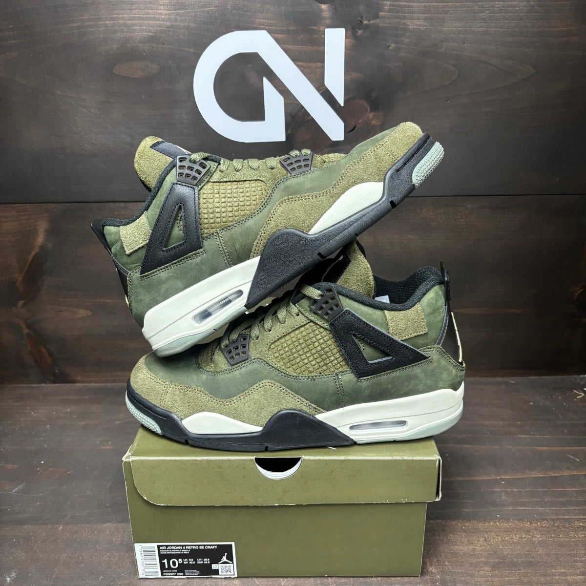 Jordan 4 Retro SE Craft Medium Olive - Image 1