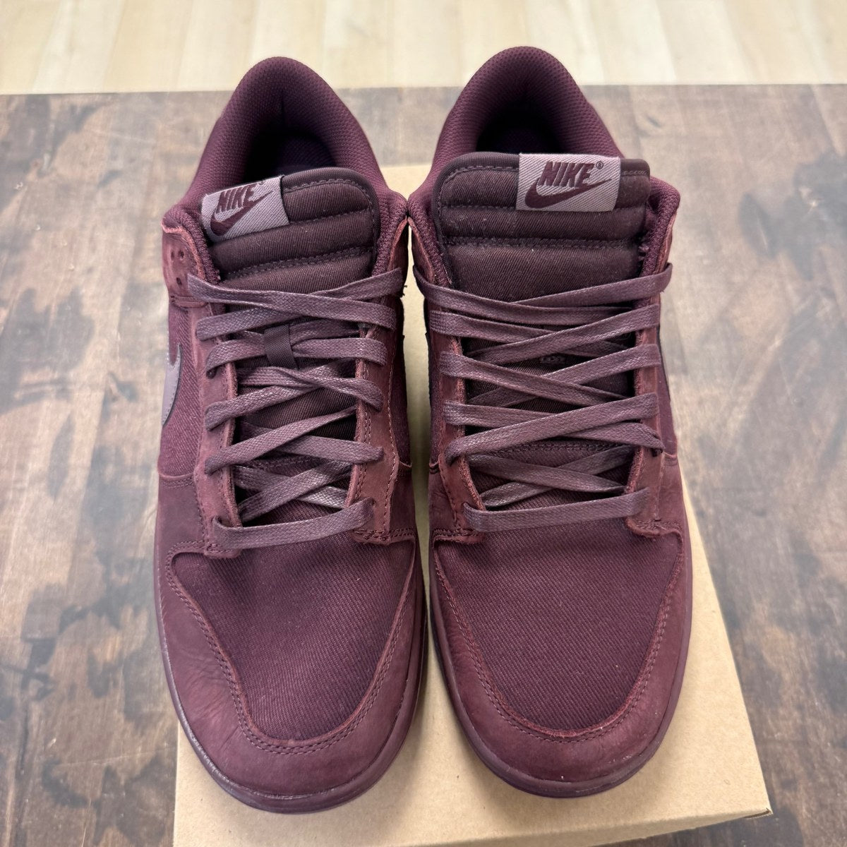 Nike Dunk Low Retro Premium Burgundy Crush Size 12 (Pre-Owned) - Image 2