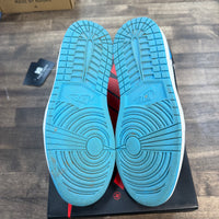 Black Dark Powder Blue Jordan 1 Retro Low OG (USED)