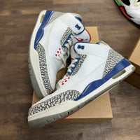 True Blue Jordan 3 (USED, No Box)