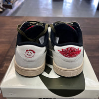Travis Scott Medium Olive Jordan 1 Low (W) (USED)