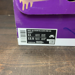 Nike SB Blazer Mid QS Supreme Black Size 11 - Image 8