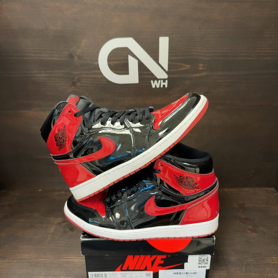Jordan 1 Retro High OG Patent Bred - Image 1