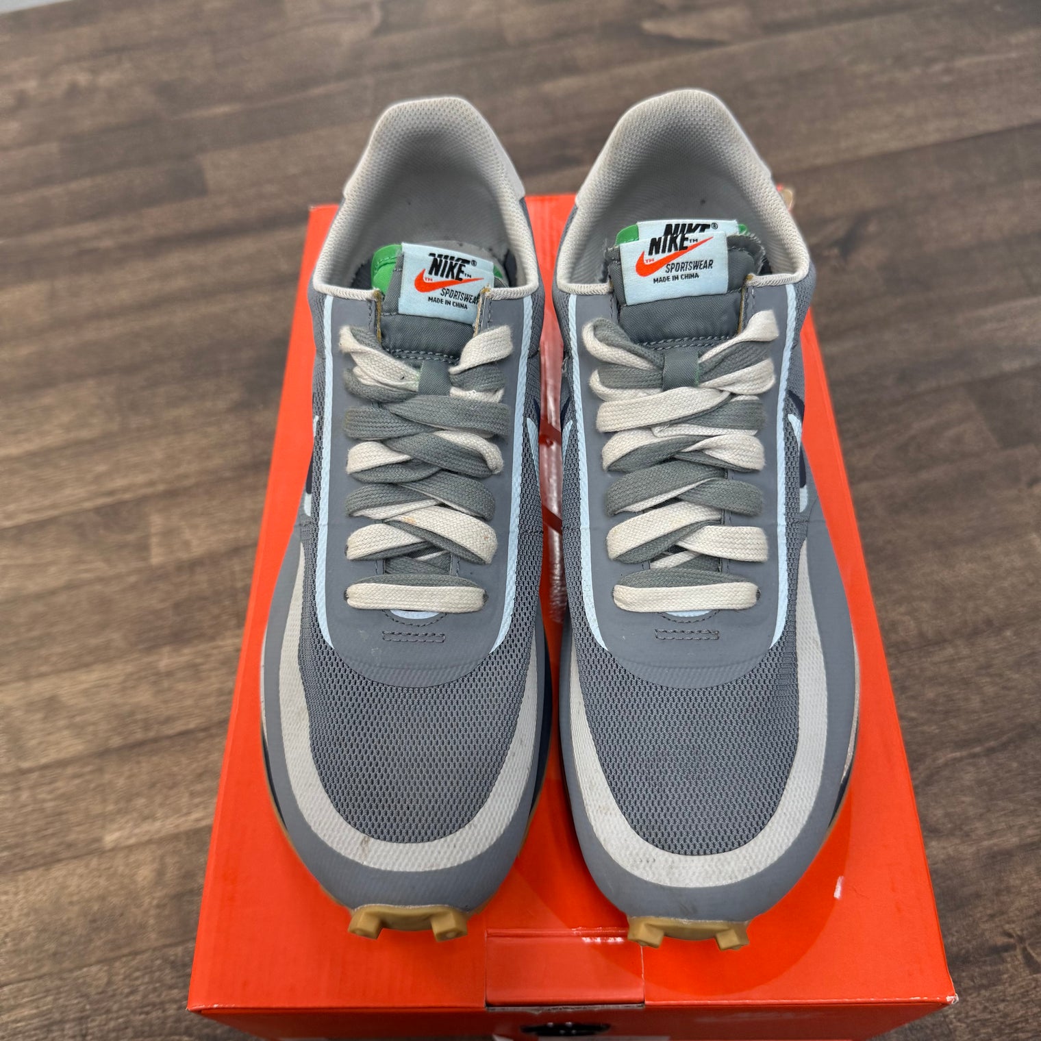 Sacai Clot Kiss of Death 2 Cool Grey LDWaffle (USED)