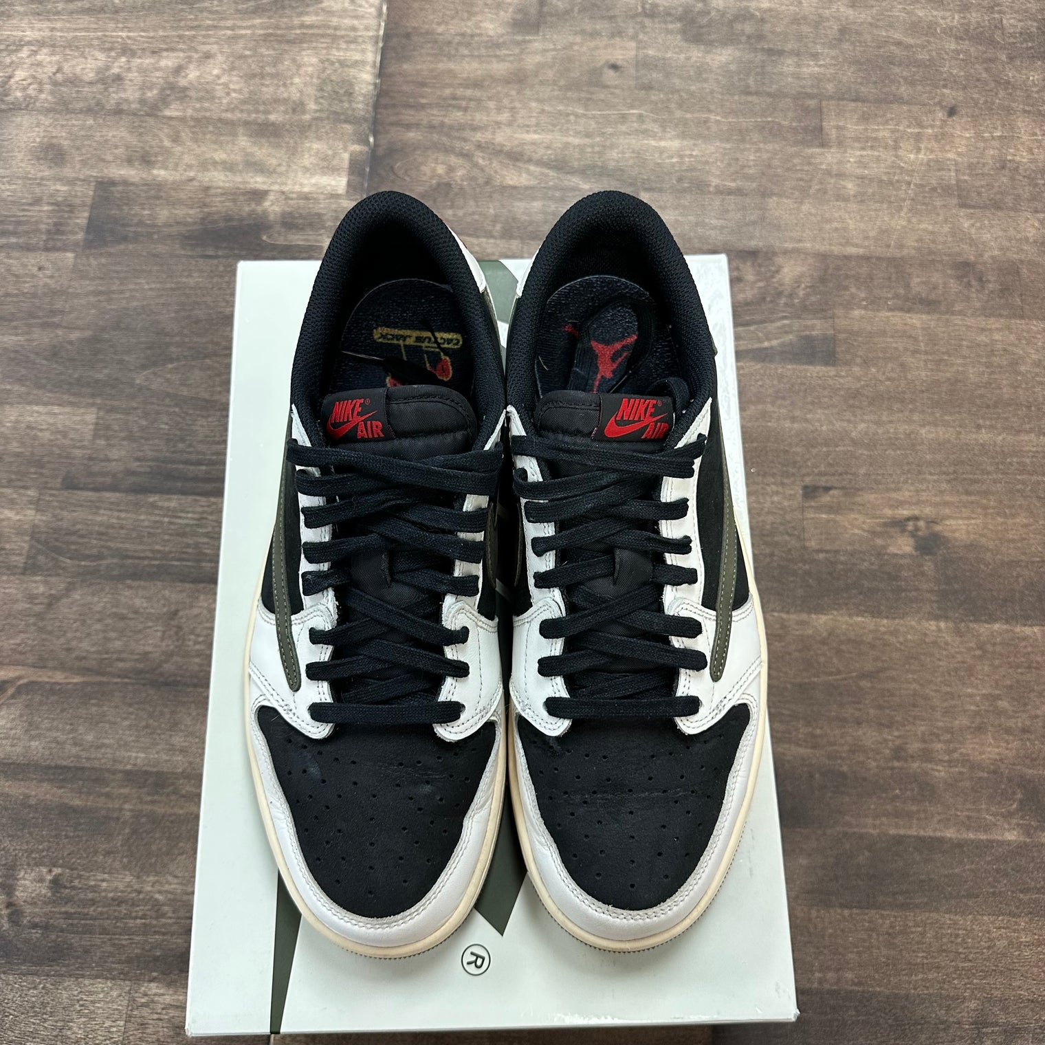 Travis Scott Olive Jordan 1 Retro Low OG SP (W) (USED)