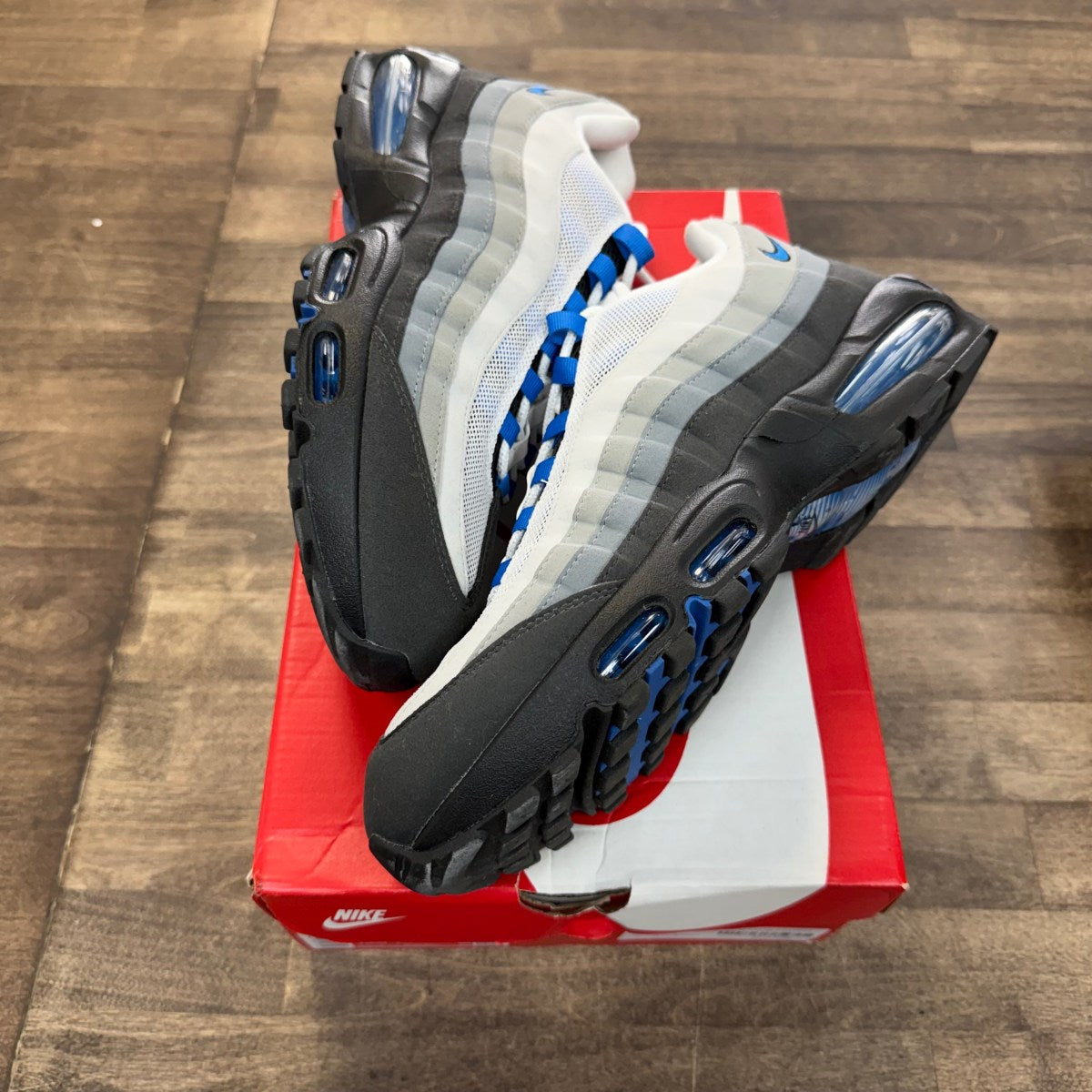 Nike Air Max 95 OG Big Bubble Blue Spark Size 12 (Pre-Owned) - Image 1