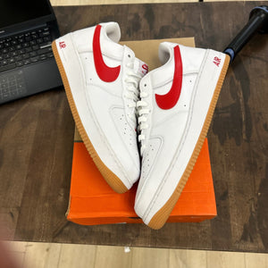Nike Air Force 1 '07 Low Color of the Month University Red Gum - Image 1