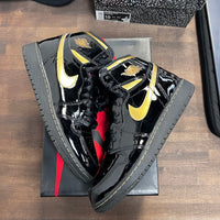 Black Metallic Gold Jordan 1 High (GS) (USED)