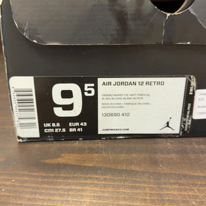 Jordan 12 Retro Obsidian (2012) Size 9.5 (Pre-Owned) - aux