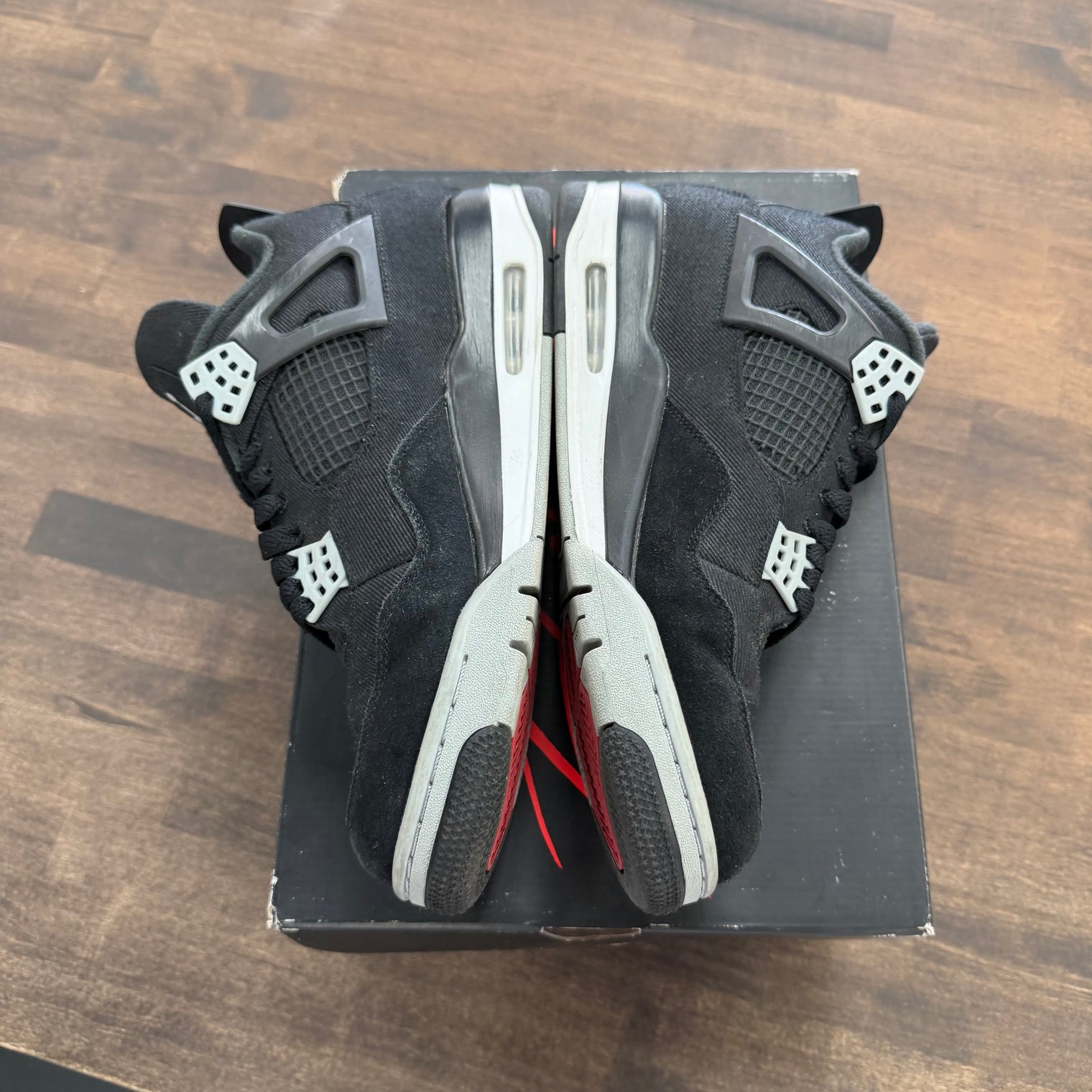 Black Canvas Jordan 4 Retro SE (USED)