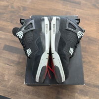 Black Canvas Jordan 4 Retro SE (USED)