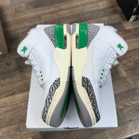Lucky Green Jordan 3 Retro (W) (USED, no insoles)