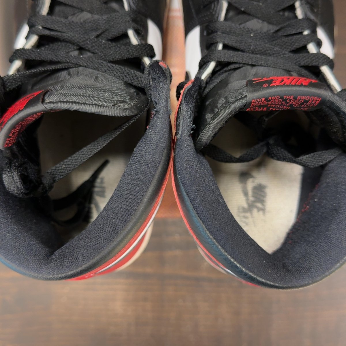 Jordan 1 Retro High OG Black Toe Reimagined Size 11.5 (Pre-Owned) - aux