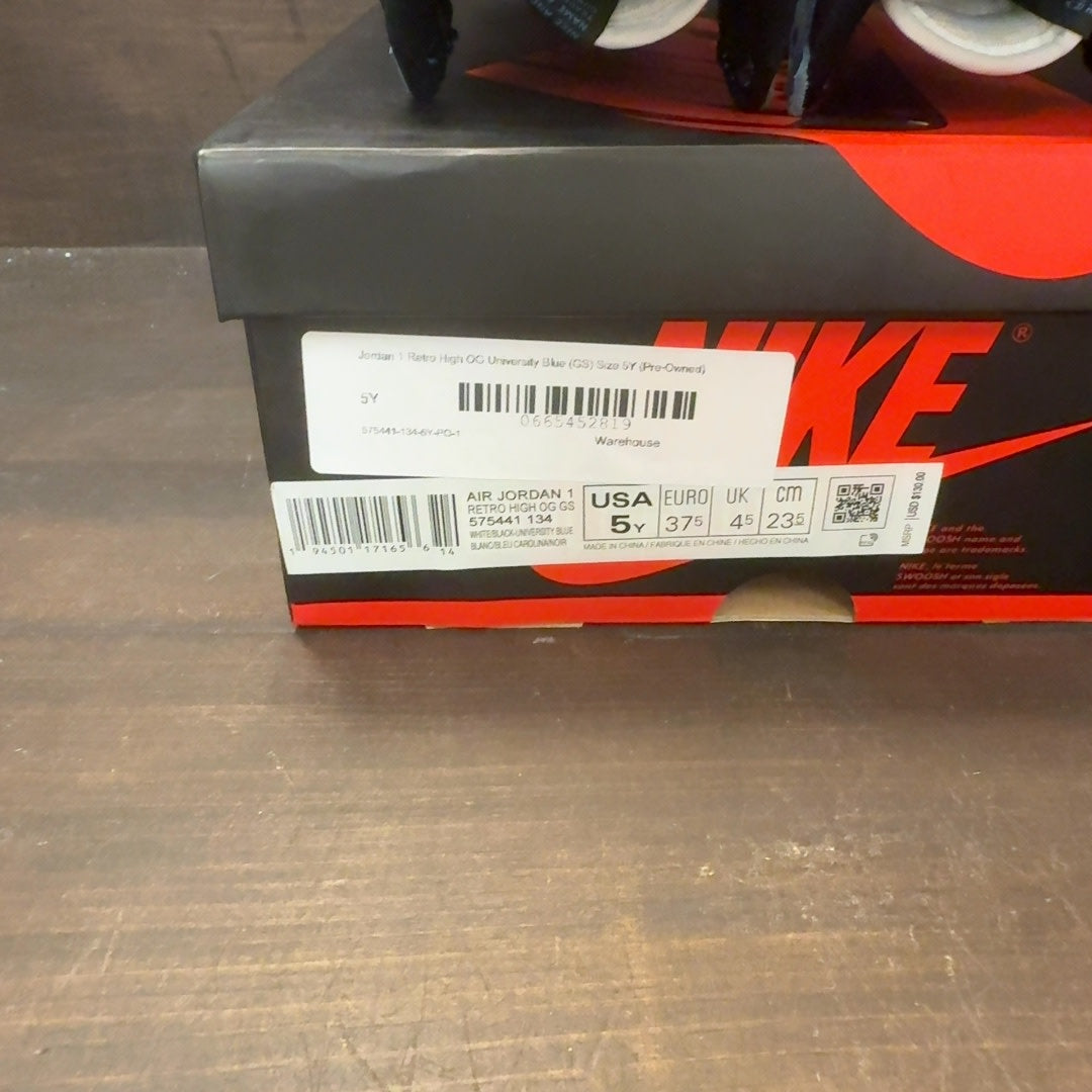 Jordan 1 Retro High OG University Blue (GS) - Image 8