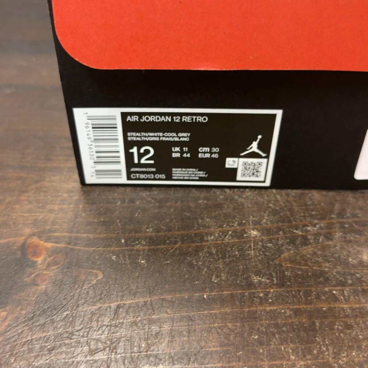 Jordan 12 Retro Stealth Size 12 (Pre-Owned) - aux