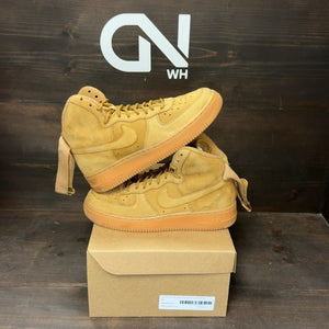 Nike Air Force 1 High Wheat (2015) (GS) Size 6Y (Pre-Owned) - Image 1