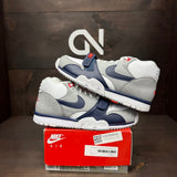 Nike Air Trainer 1 White Midnight Navy Medium Grey - Image 1