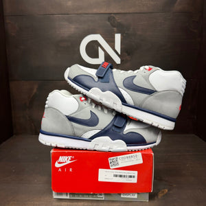 Nike Air Trainer 1 White Midnight Navy Medium Grey - Image 1