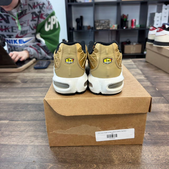 Metallic Gold Nike Air Max Plus (2018)(GS) (USED, No Box)