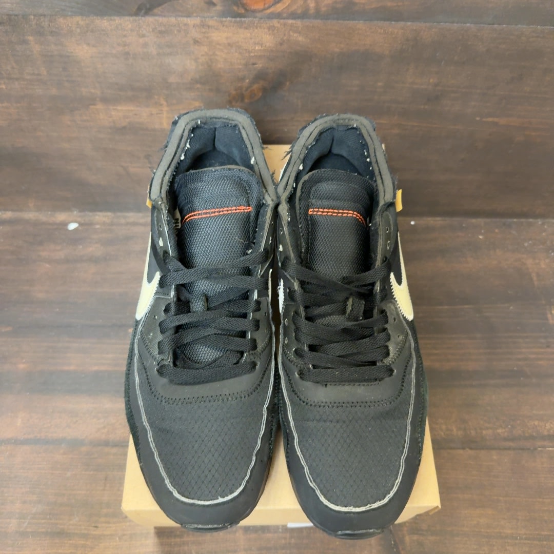 Nike Air Max 90 Off-White Black Size 12 (Pre-Owned) - Image 3