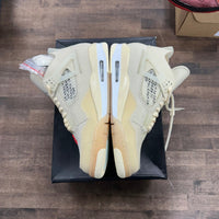 Jordan 4 Retro Off-White Sail (Women's) - Image 3