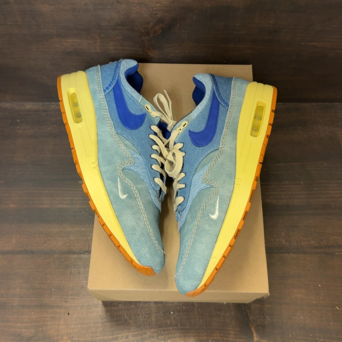 Nike Air Max 1 PRM Dirty Denim Size 12 (Pre-Owned) - Image 2
