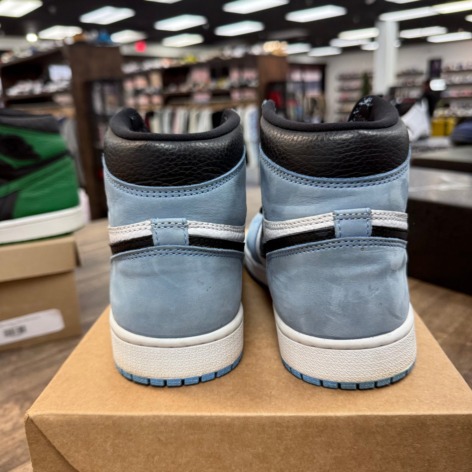 University Blue White Jordan 1 High (USED, No Box)