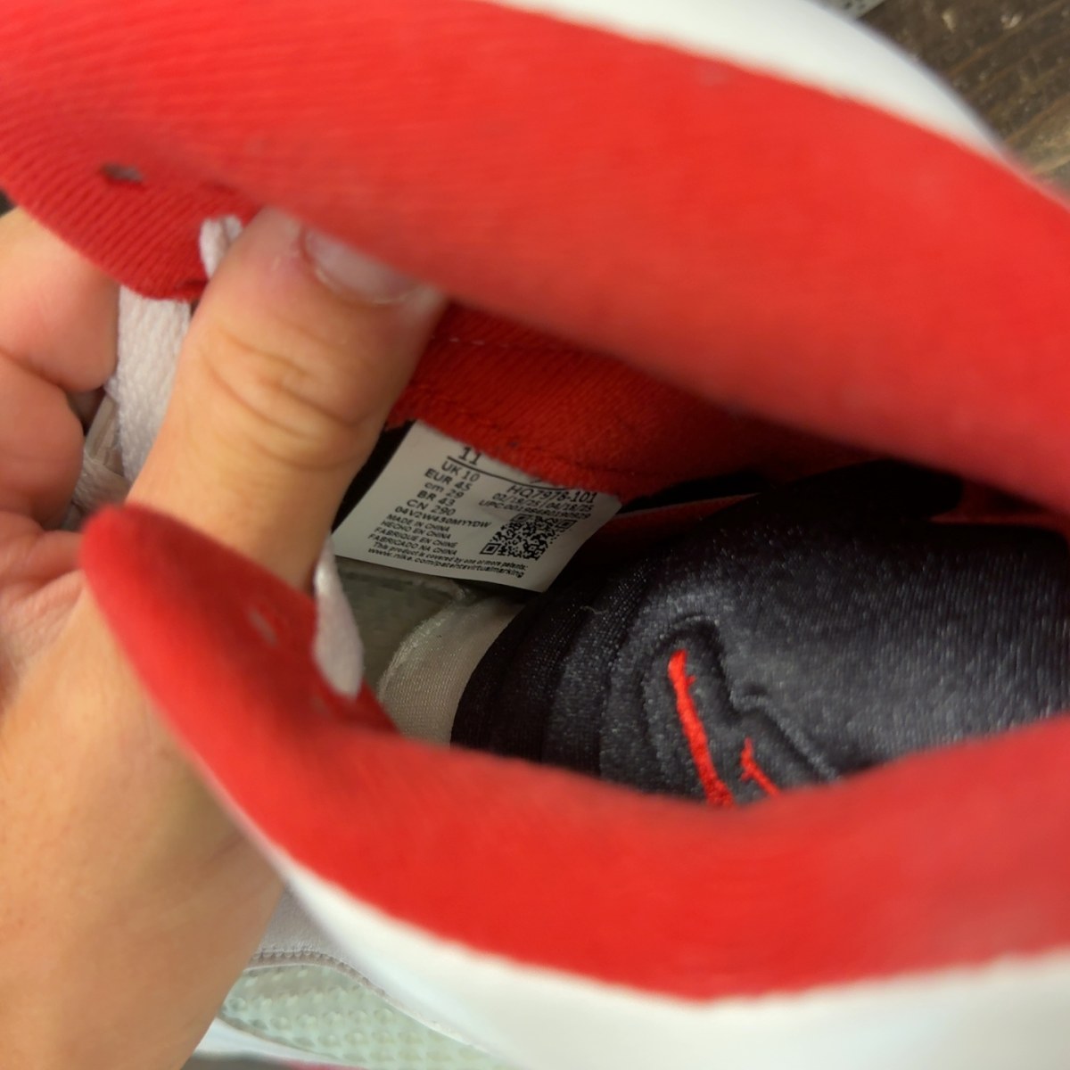 Jordan 5 Retro Fire Red Black Tongue (2025) - Image 7