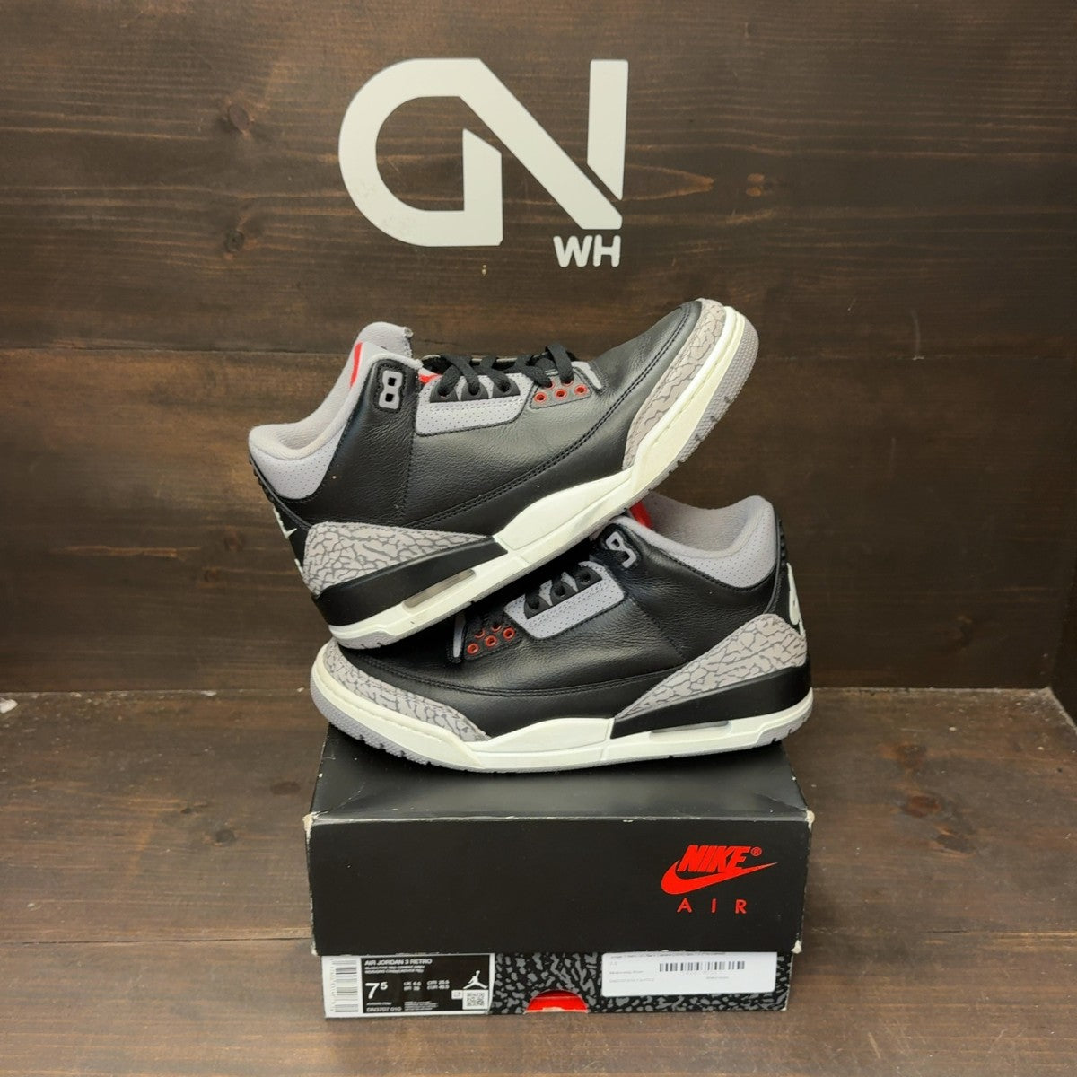 Jordan 3 Retro OG Black Cement (2024) - Image 1