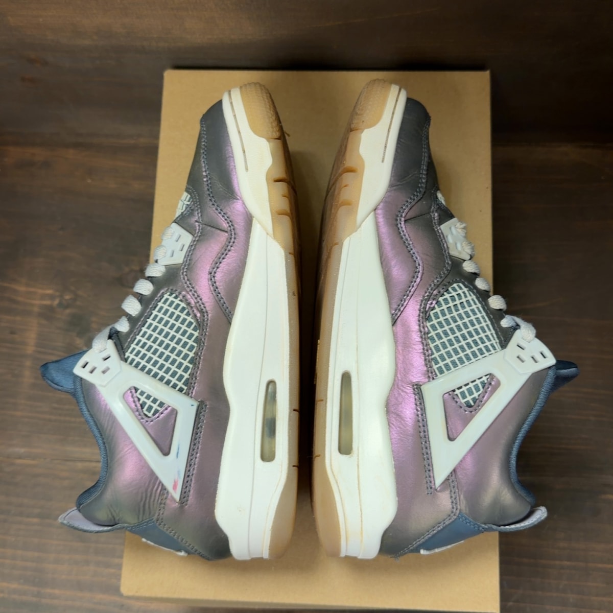 Jordan 4 Retro Monsoon Blue (GS) Size 7Y (Pre-Owned) - Image 5
