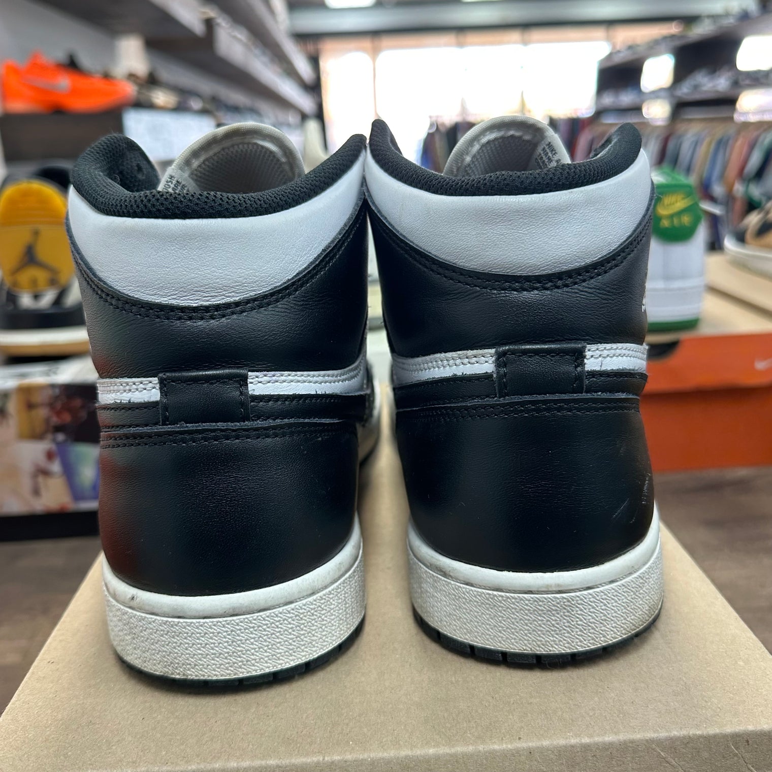 Black White Jordan 1 High (2015) (USED, No Box)