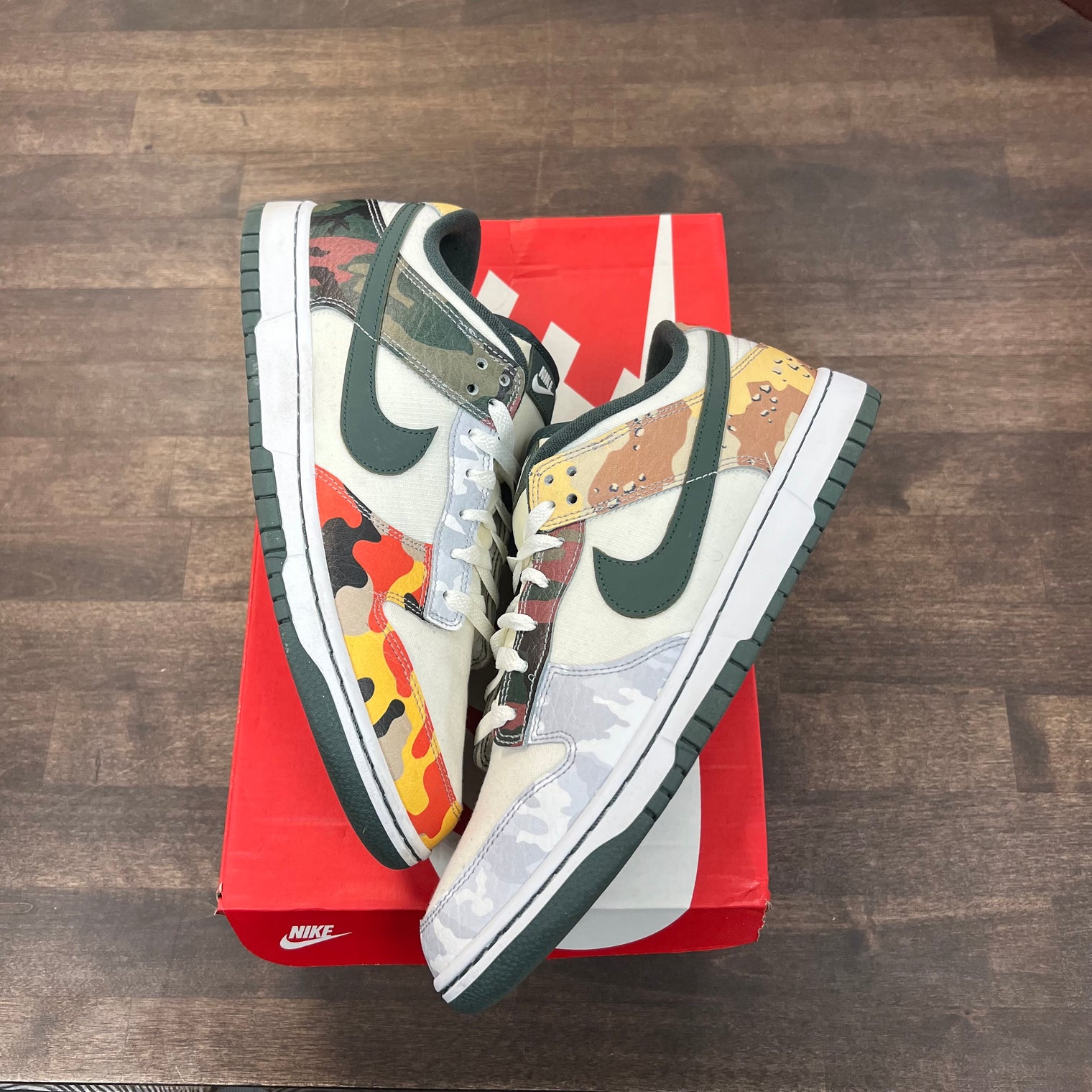 Camo Nike Dunk Low (USED)