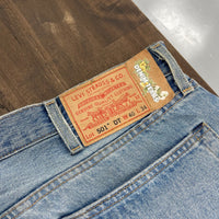 Denim Tears Light Blue Wreath Jeans (USED)