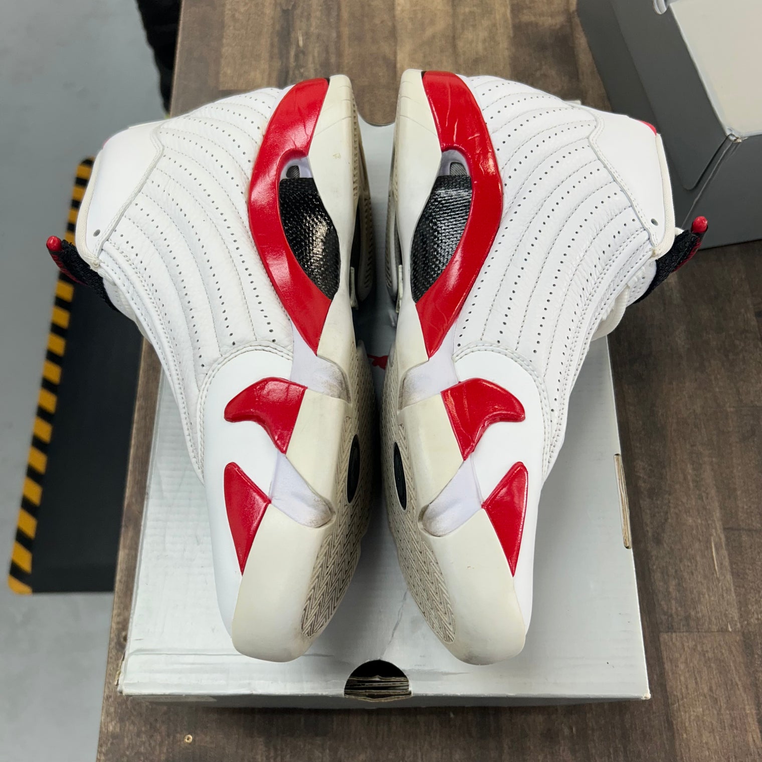 RIP Hamilton Candycane Jordan 14 Retro (USED)