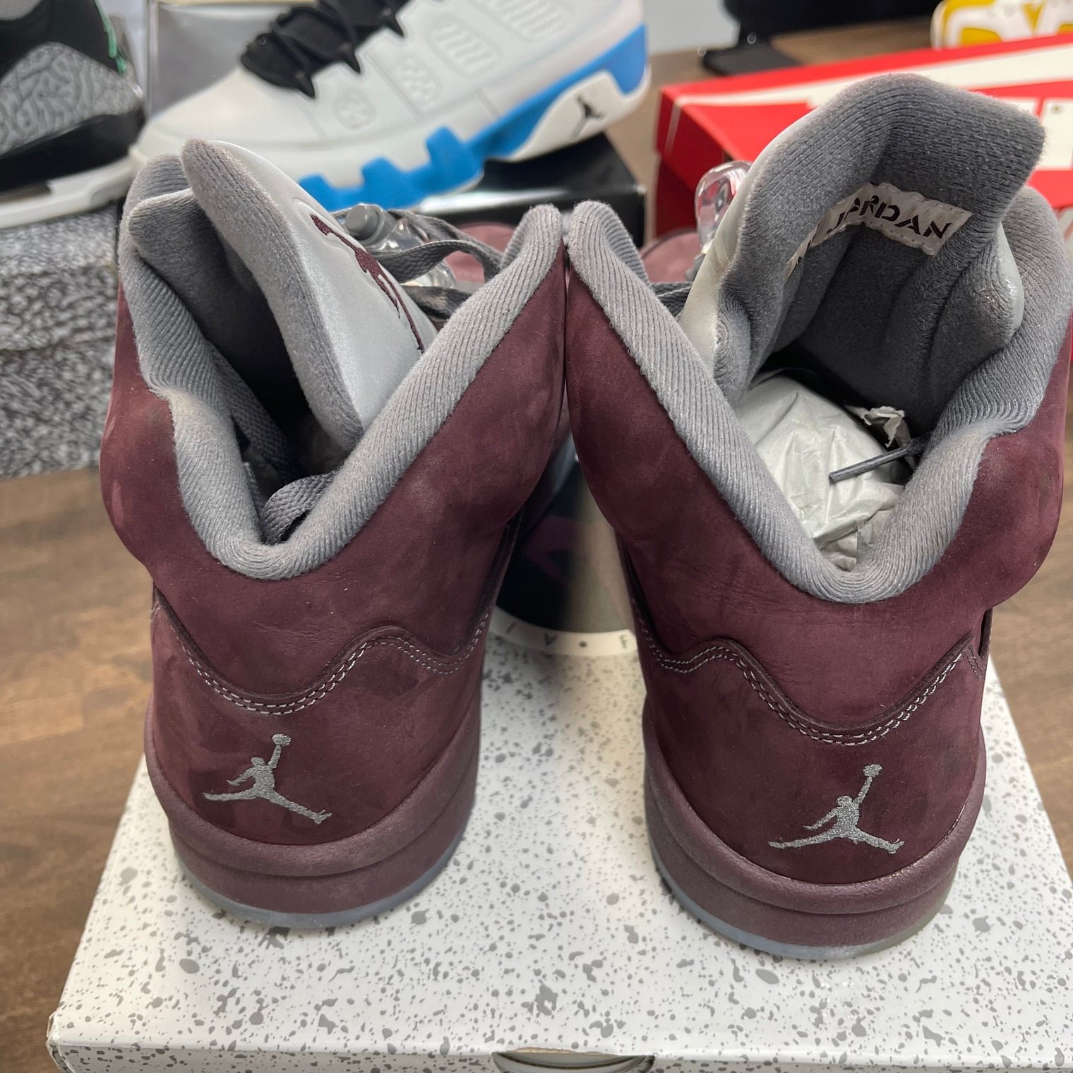 Burgundy Jordan 5 (USED)
