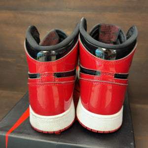 Jordan 1 Retro High OG Patent Bred (GS) - Image 4