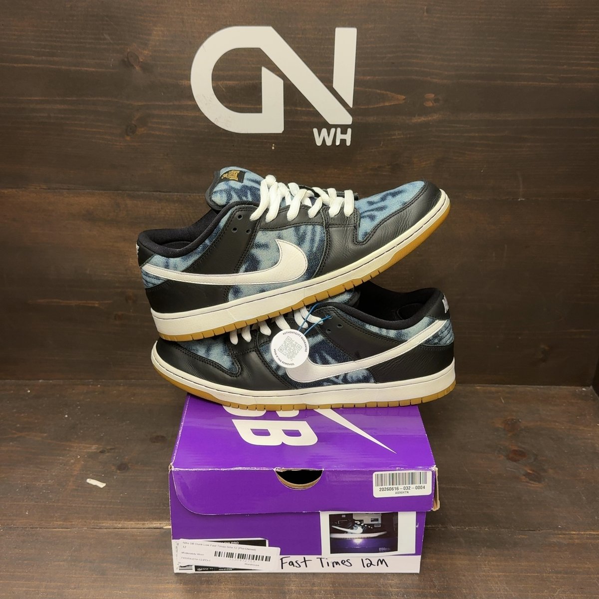 Nike SB Dunk Low Fast Times Size 12 (Pre-Owned) - front