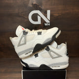 Jordan 4 Retro White Cement (2025) Size 10 (Pre-Owned) - Image 1