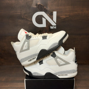Jordan 4 Retro White Cement (2025) Size 10 (Pre-Owned) - Image 1