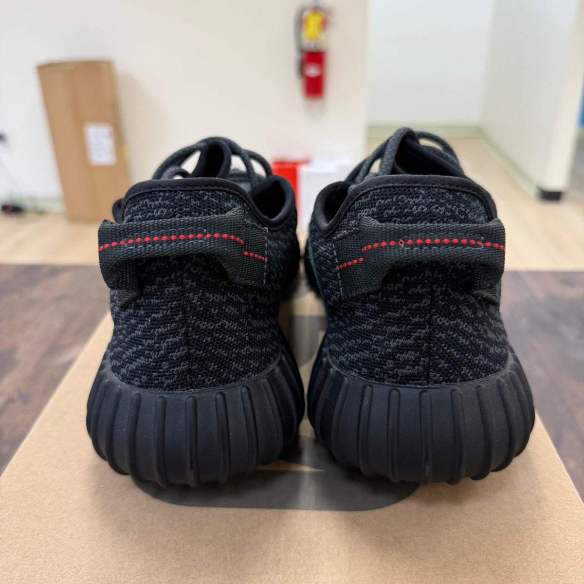 adidas Yeezy Boost 350 Pirate Black (2016) Size 12.5 (Pre-Owned) - Image 3