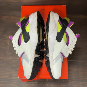 Nike Air Huarache Run Neon Yellow Magenta (2021) Size 10.5 (Pre-Owned) - aux
