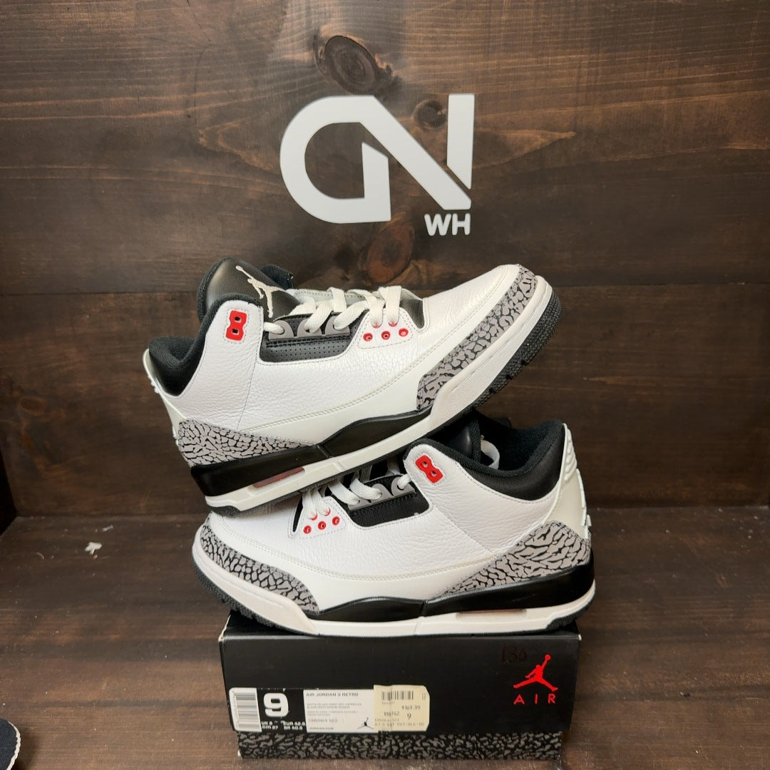 Jordan 3 Retro Infrared 23 Size 9 (Pre-Owned)